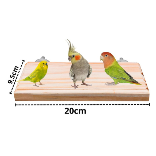 Kit de Brinquedos para Pássaros – Escadas, Balanços, Poleiros e Plataformas