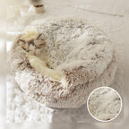 Cama Para Gatos Nuvem Luxury™ Antiansiedade + BRINDE: Bolinha Interativa Inteligente