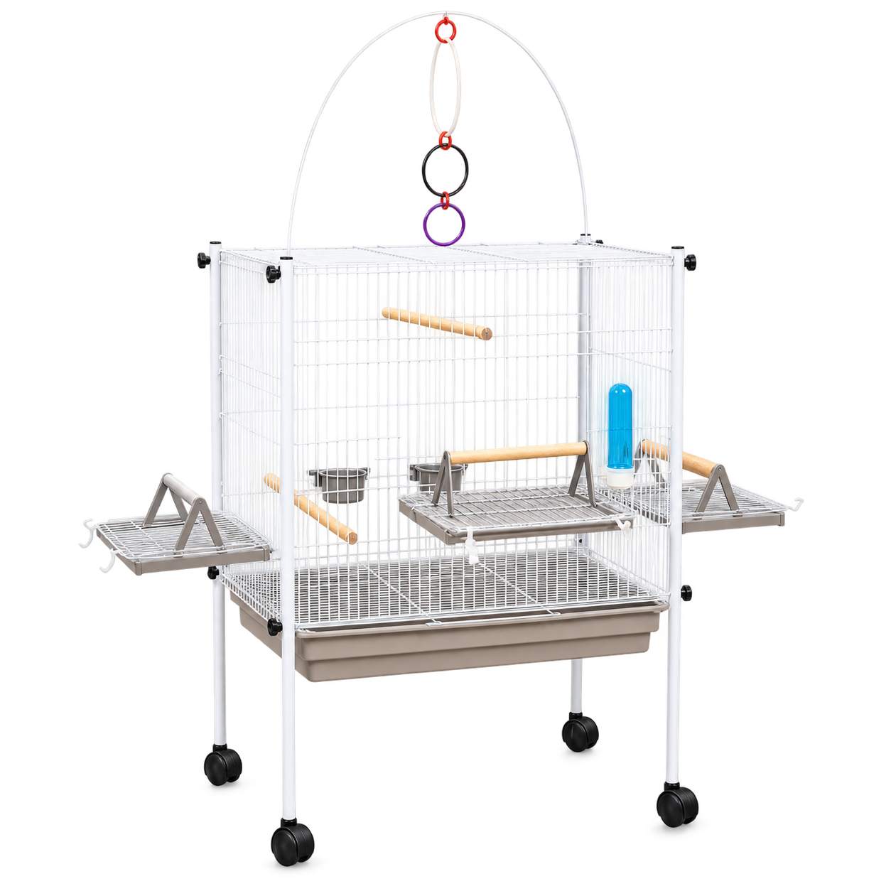 Viveiro Completo para Calopsitas e Pássaros com Play Ground e Acessórios