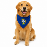Bandana Premium Brasil Copa do Mundo - TorcidaPet™ Ajustável para Cães e Gatos