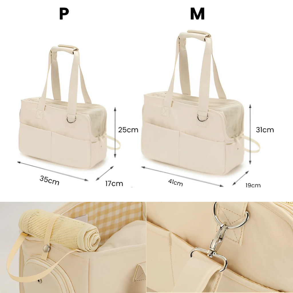 Bolsa de Transporte Luxuosa para Pets Pequenos - Onecut™