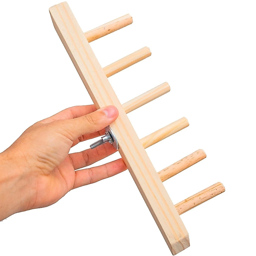 Kit de Brinquedos para Pássaros – Escadas, Balanços, Poleiros e Plataformas