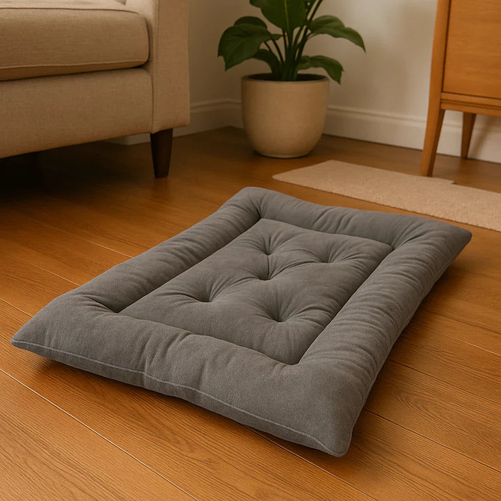 Colchão Pet Luxo com Capitonê  – Conforto Macio e Sofisticação em Várias Cores