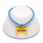 Coleira Personalizada com Plaquinha de Identificação para Cães e Gatos
