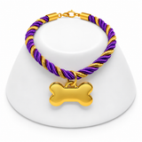 Roxo e dourado