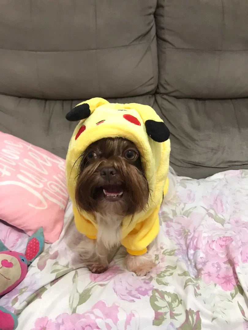 Macacão Pet Quentinho para Cachorros Pequenos e Médios - FofiPet™