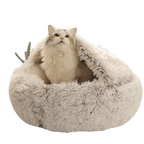 Cama Para Gatos Nuvem Luxury™ Antiansiedade + BRINDE: Bolinha Interativa Inteligente