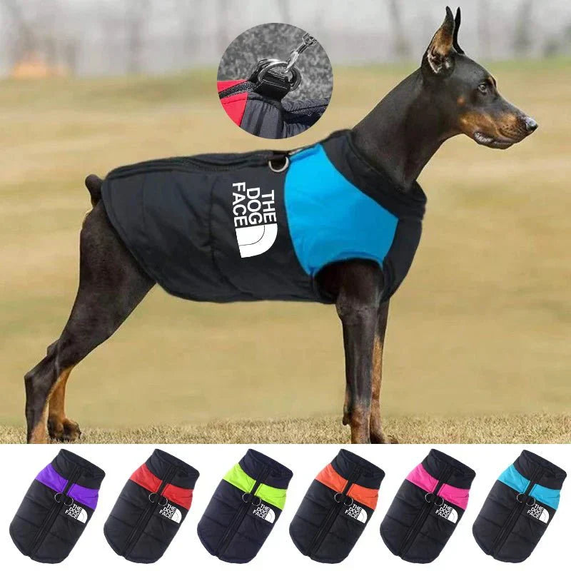 Jaqueta Impermeável Acolchoada com Zíper - TheDogFace™ para Cães