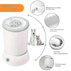 Lava-Patas Elétrico USB Recarregável para Pets