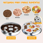 Comedouro Lento 2 em 1 para Cães – Alimentação Segura e Saudável