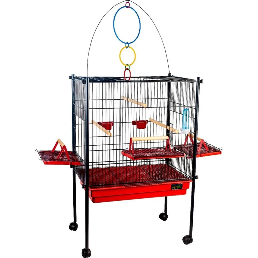 Viveiro Completo para Calopsitas e Pássaros com Play Ground e Acessórios